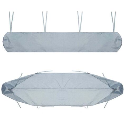 Housse salon de jardin，Sac De Protection Pour Store Banne Gris Housse De Rangement Pour Banne Manuel Rétractable Housse De Protection Antipoussière Imperméable Pour Auvent De Terrasse,3.5m
