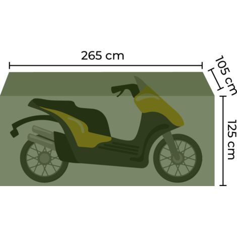 Housse scooter TITANIUM® L256 x P105 x H125 cm