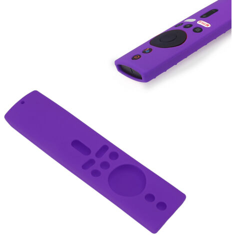 Housse Silicone Antidérapante avec Lanière pour Xiaomi Mi Box S / Mi TV Stick - Protection Ergonomique (1 Unité)
