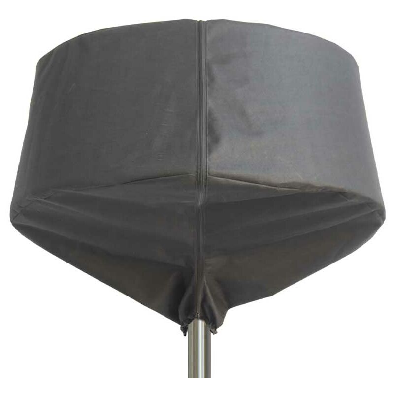 Favex - Housse parasol électrique Sirmione - Protection uv - Anti-Vieillissement - Gris - 74 cm - Noir