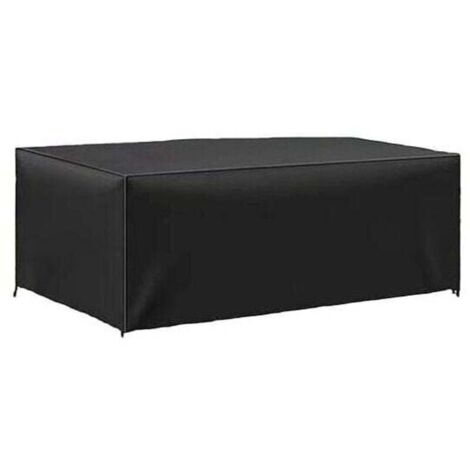 Housse Table de Jardin 180 x 110 x 70cm. Housse de Protection Bâche Résistante aux Intempéries et aux Déchirures 420D Oxford pour Mobilier Salon de Jardin