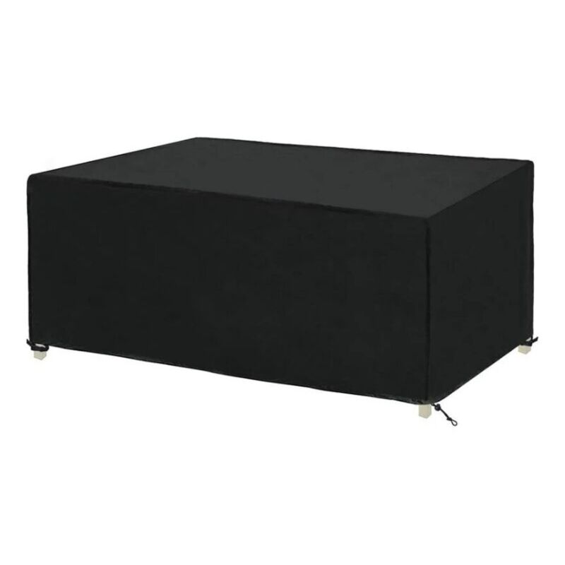 Housse Table Jardin Rectangulaire Housse de Protection Imperméable pour Meubles de Jardin Housse de Protection pour Salon de Jardin Bâche de