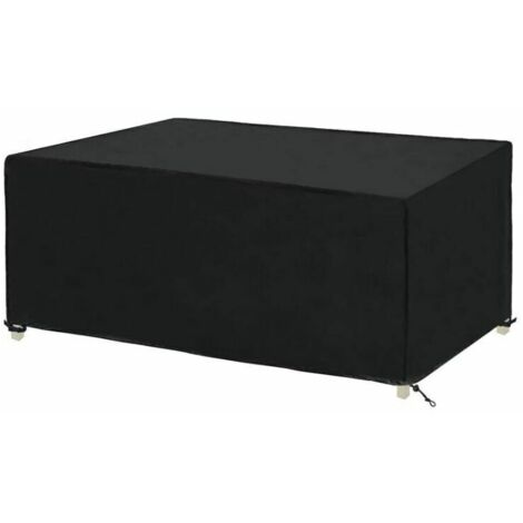 Housse Table Jardin Rectangulaire Housse de Protection Imperméable pour Meubles de Jardin Housse de Protection pour Salon de Jardin Bâche de Protection Étanche Tissu Oxford (1709470cm)
