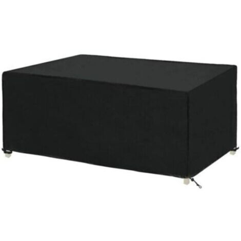Housse Table Jardin Rectangulaire Housse de Protection Imperméable pour Meubles de Jardin Housse de Protection pour Salon de Jardin Bâche de Protection Étanche Tissu Oxford (1709470cm)-Crezuo