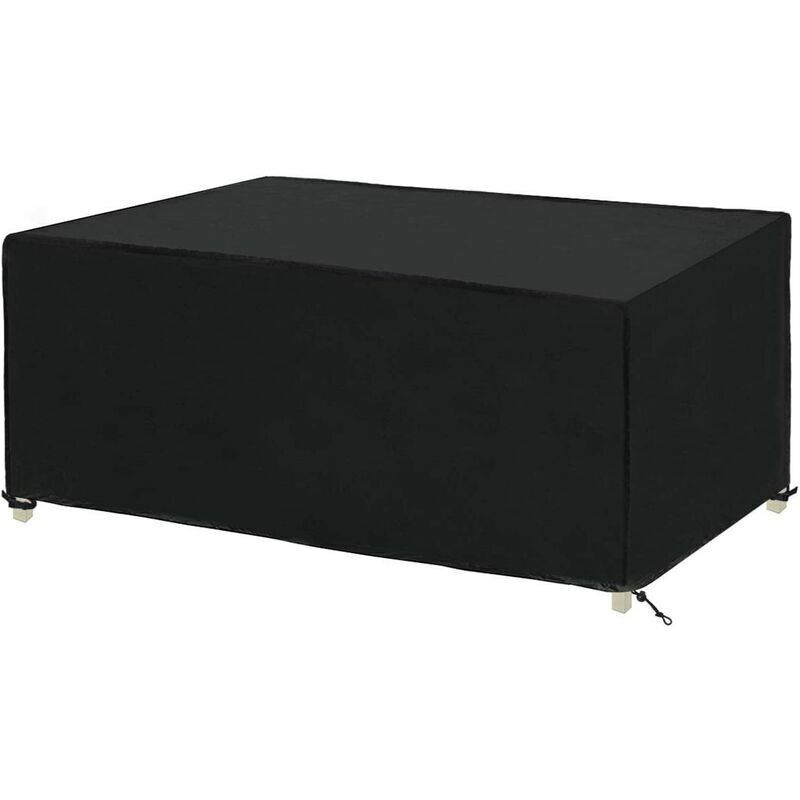 Housse Table Jardin Rectangulaire Housse de Protection Imperméable pour Meubles de Jardin Housse de Protection pour Salon de Jardin Bâche de