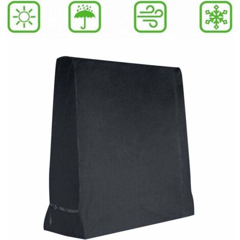 Housse table ping pong 165 x 70 x 185 cm 201D Oxford noir housse salon jardin Housse de Table de Tennis de Table Housse de Table de Ping-Pong Extérieur Imperméable