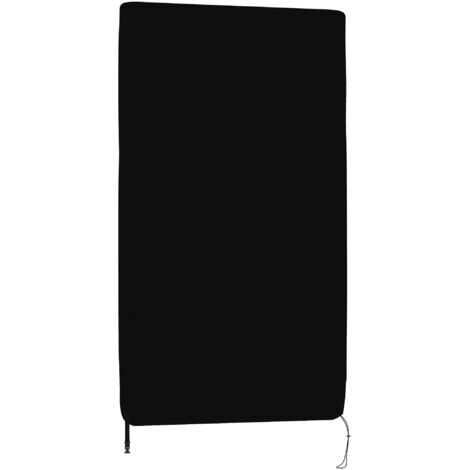 Housse table ping-pong fermeture éclair anti-UV imperméable, int/ext, 275x153x5 cm, noir