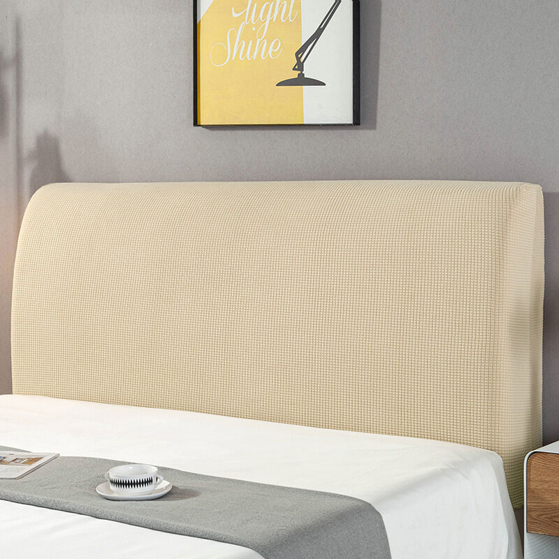 Housse Tete de lit(150m,Jaune),Housse de Protection de tête de lit Housse De Tête De Lit Lavable Anti-poussière Pack Complet 360 ° Gris 150cm