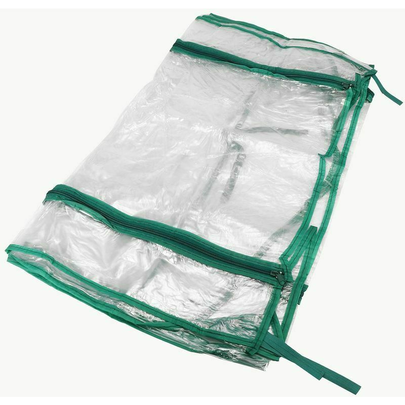 Kueatily - tonchean Accessoire pour serre,Housse étui à Serre de Jardin 4 Niveaux 160x69x49cm Plante Durable Couverture Protection Anti Insect