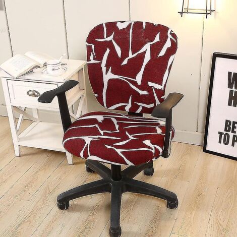 Housse universelle lavable et pivotante pour chaise de bureau d'ordinateur - Style 19