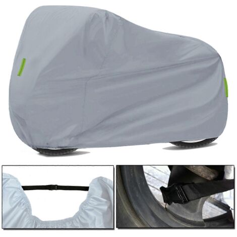 Housse universelle moto, imperméable 4 saisons – protection extérieure contre poussière, débris, pluie et intempéries.