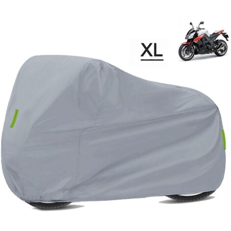 Housse universelle moto imperméable 4 saisons – Protection extérieure contre poussière, débris, pluie et intempéries.