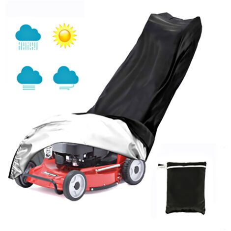 Housse universelle pour tondeuse à gazon, 193 × 112 64 cm - Stable et robuste 210D Oxford - Imperméable, anti-poussière, anti-UV et anti-intempéries