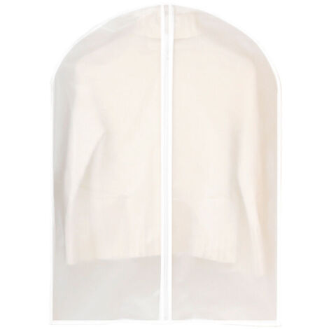 Housse vetements à suspendre Housses de Vêtement Anti Poussière Etanche Mite Humidité Housse Vetement Semi Transparente pour Chemise Costumes(60X140cm) - RWHousse de rangement