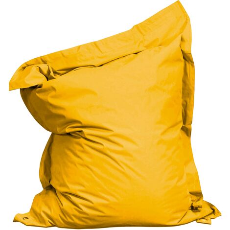 Housse vide de coussin de sol XL jaune