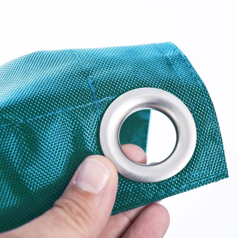 Livedeco - Housse Vide Pouf Géant xl Imperméable Extérieur Outdoor Turquoise raw BiG52