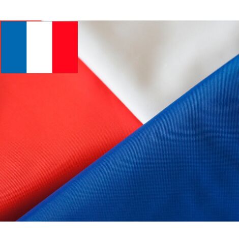 Housse Vide Pouf Géant XL Imprimé Intérieur PRINT Drapeau Français BiG52