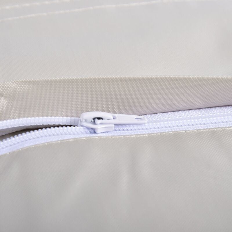 Livedeco - Housse Vide Pouf Géant xl Intérieur et Extérieur Beige classic BiG52