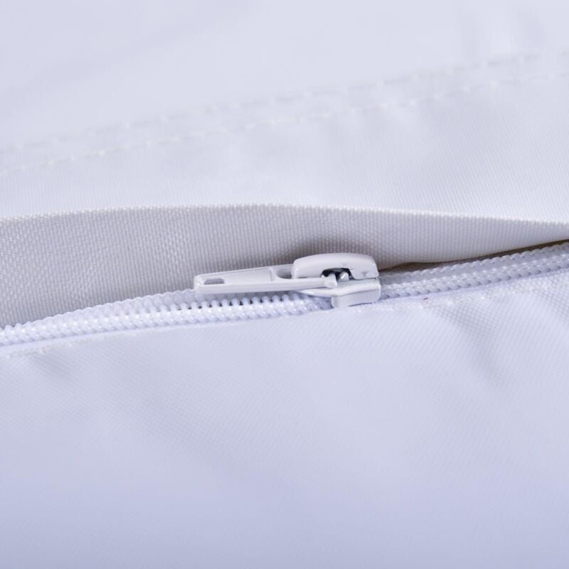 Livedeco - Housse Vide Pouf Géant xl Intérieur et Extérieur Blanc classic BiG52