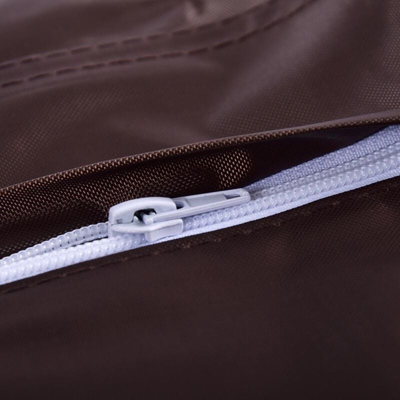 Livedeco - Housse Vide Pouf Géant xl Intérieur et Extérieur Marron Chocolat classic BiG52