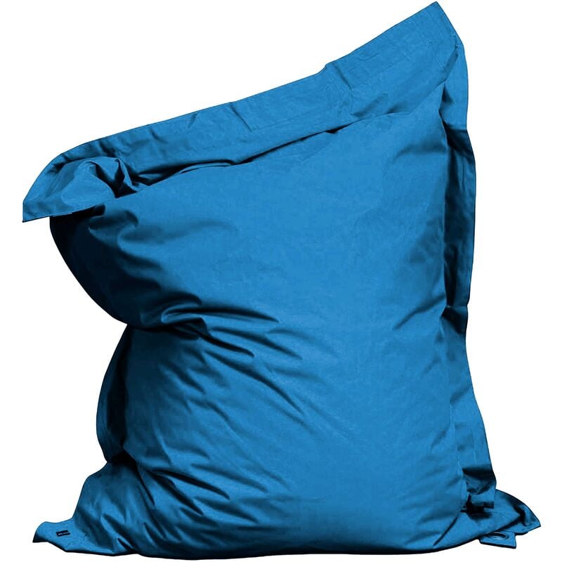 Oviala - Housse vide de coussin de sol xxl bleu pacific