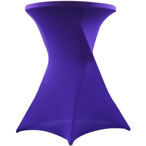 Housse violette de mange-debout 110x80 cm