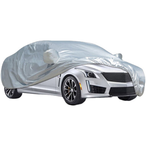 Housse voiture universelle Vislone extérieur intérieur, protection UV solaire chaleur anti-poussière anti-rayures, taille M-XXL