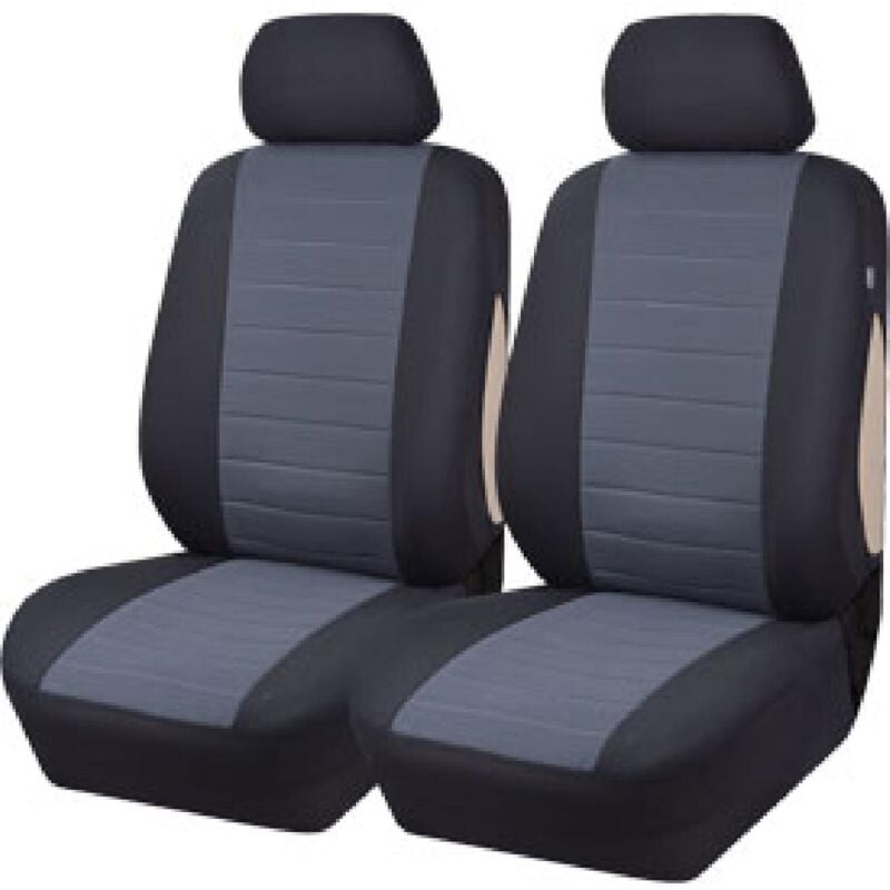 Housses avant velours demi-jeu - Incar noir