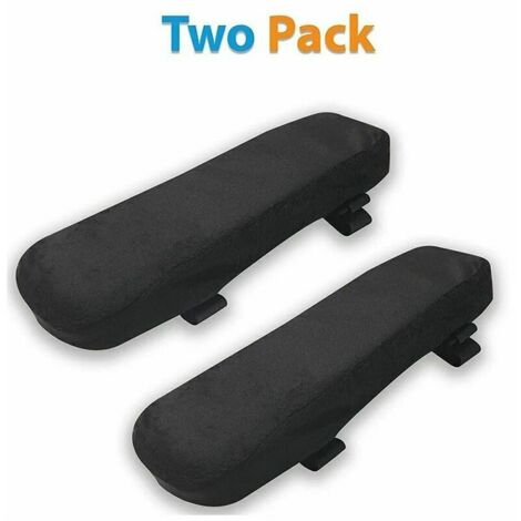 Housses d'accoudoirs pour chaises de bureau, chaises de bureau, housses de protection élastiques, lavables, imperméables, pour la maison et le bureau, chaises de jeu (noir)