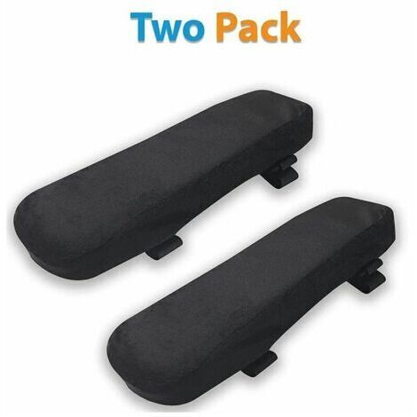 Housses d'accoudoirs pour chaises de bureau, chaises de bureau, housses de protection élastiques, lavables, imperméables, pour la maison et le bureau, chaises de jeu (noir)