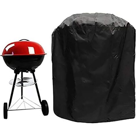 Housses de barbecue imperméables en tissu Oxford robustes, grandes bouilloires rondes de 77 cm, couvercles de barbecue, protection contre la poussière, la pluie, l'intérieur, l'extérieur, résistant au