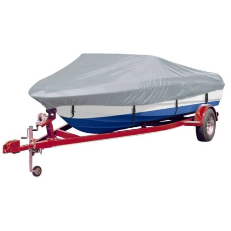 Housses de bateau 2 pcs Gris Longueur 519-580 cm Largeur 294 cm CFW633470