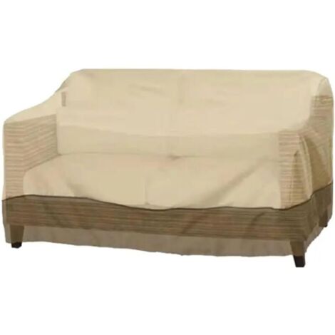 Housses De Canapé Extérieure Résistante Aux UV Imperméable À La Poussière Pare-poussière Balcon Meubles De de banc de patio Housse de protection pour jardin assisassis(224 x 83 x 84 cm)