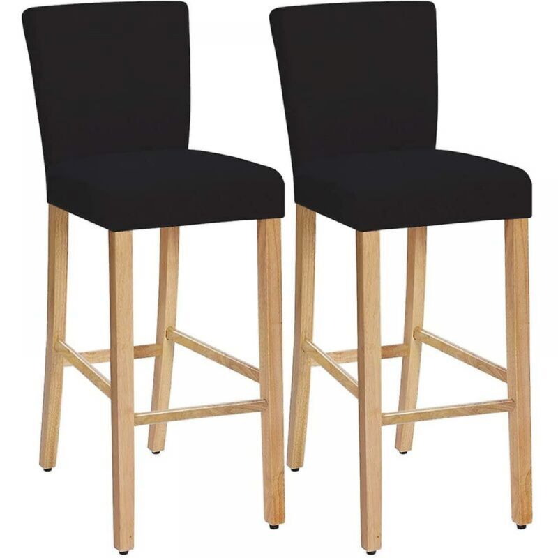 Housses de chaise de salle à manger lavables et amovibles extensibles, housses de tabouret de bar, housses de chaise de bar Housse de siège de