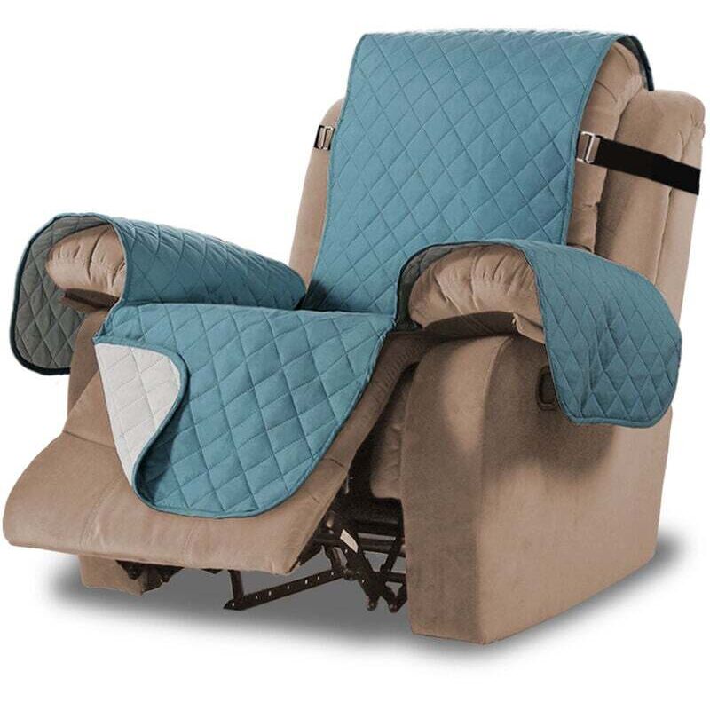 Housses de Chaise Inclinables ImperméAbles pour Fauteuils Chaise Inclinable Housse de Fauteuil Relax Matelassé Canapé 1 Place AntidéRapant pour