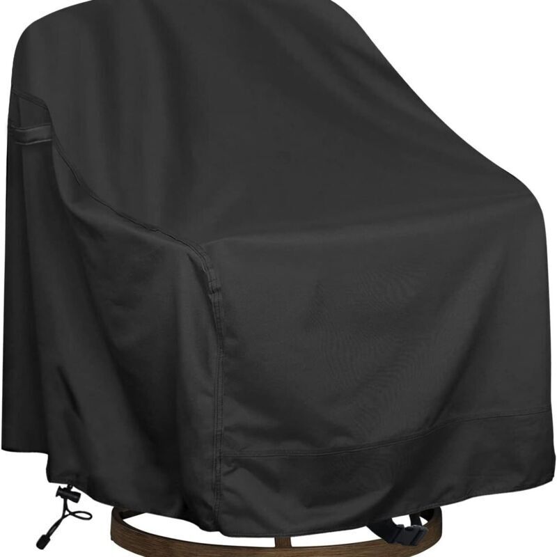 Housses de chaise longue pivotantes d'extérieur 420D imperméables et résistantes pour meubles d'extérieur, chaise longue pivotante
