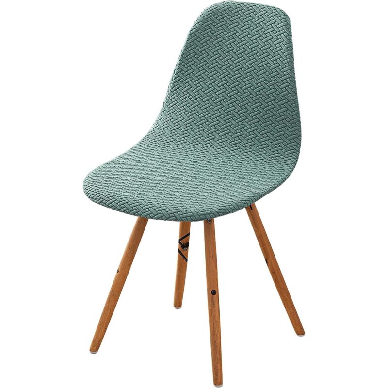 Housses de chaises de restaurant scandinaves, housses extensibles pour chaises de cuisine, couleur matcha, ensemble de 2 pièces