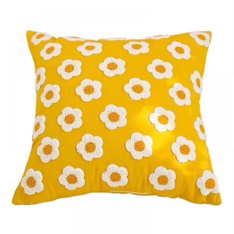 Housses de coussin décoratives en jacquard, taies d'oreiller carrées douces pour canapé, lit, chambre à coucher, salon