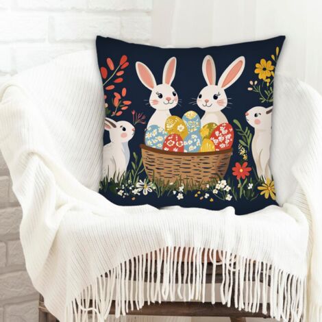 Housses de coussin décoratives rustique pour petite amie petit ami la saint-valentin