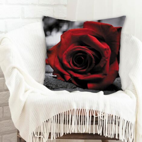 Housses de coussin en polyester résistante  anti-ride pour chambre à coucher salon décoration de la saint-valentin