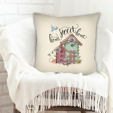 Housses de coussin en polyester résistante  déhoussable pour décoration de mariage