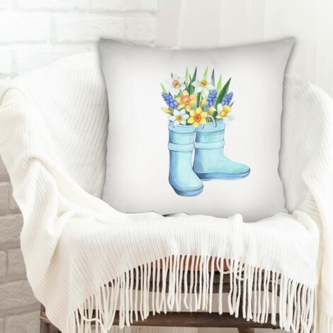 Housses de coussin en polyester résistante  élégant pour canapé fauteuil lit chaise décoratif de ferme