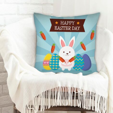 Housses de coussin en polyester résistante  résistant aux tachespour canapé lit chaise décoratif de ferme la saint-valentin