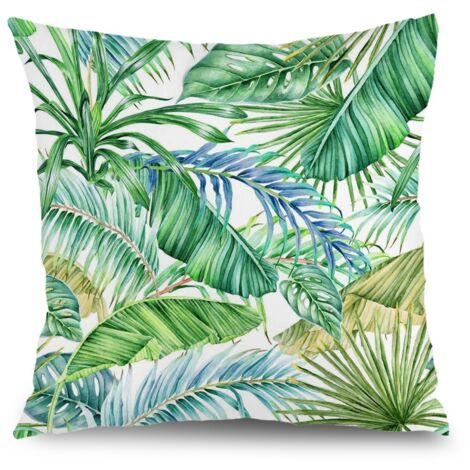 Housses de coussin extérieur floral, décoration maison jardin,45×45cm