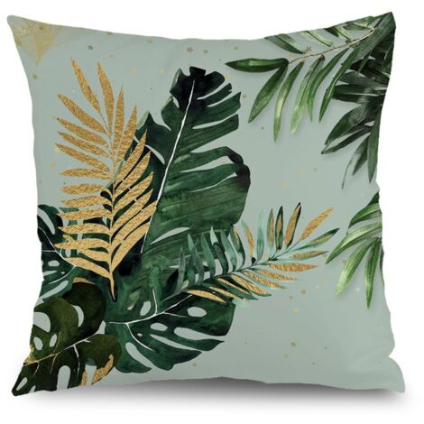 Housses de coussin extérieur floral, décoration terrasse balcon maison,50×50cm