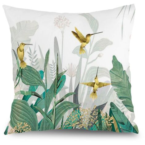 Housses de coussin extérieur floral, décoration terrasse maison,40×40cm