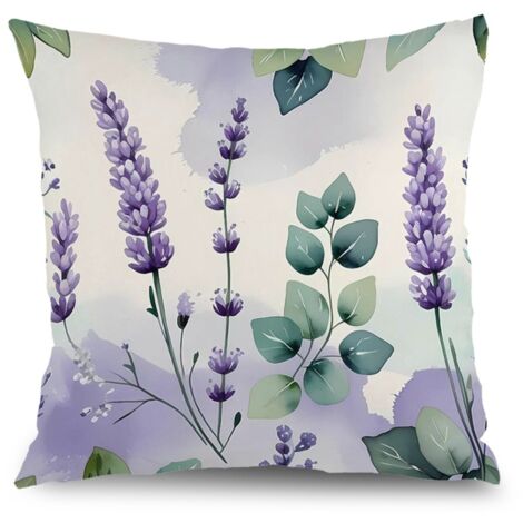 Housses de coussin fleurs printemps été, décoration intérieur extérieur,40×40cm