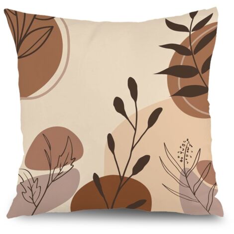 Housses de coussin floral printemps, décoration jardin terrasse,40×40cm