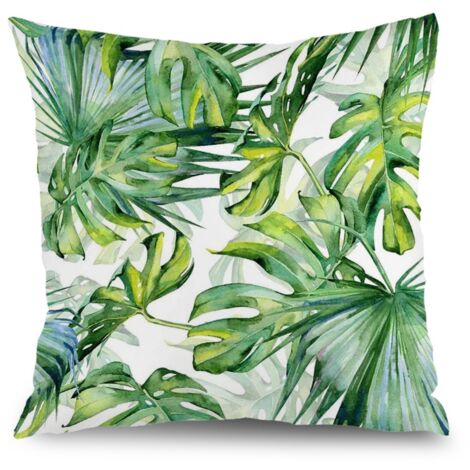 Housses de coussin floral style ferme, décoration terrasse balcon,40×40cm