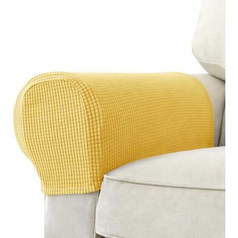 Housses de meuble ajustables pour accoudoirs – tissu Jacquard, compatibles canapés inclinables